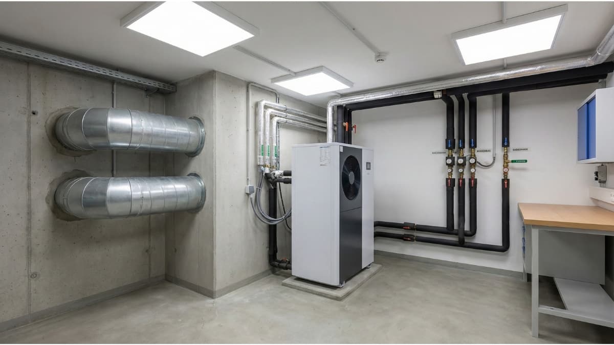 Wärmepumpe mit Innenaufstellung: Vorteile, Nachteile und Voraussetzungen